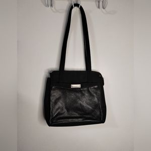 Hush Puppies Genuine Leather Purse Bag Black